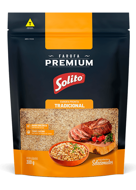Farofa Premium Tradicional Solito 300g