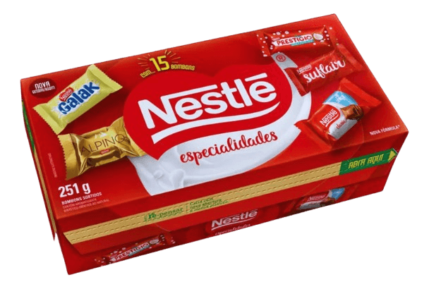 Caixa de Bombom Nestle 251g